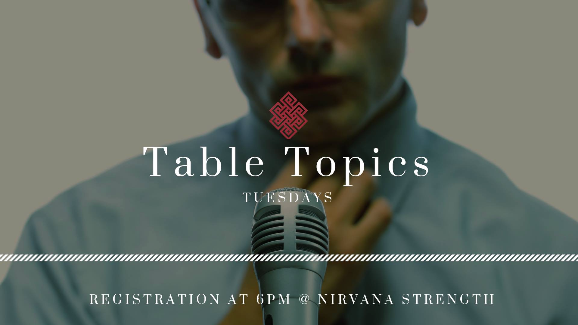 Table Topics Tuesdays event graphic